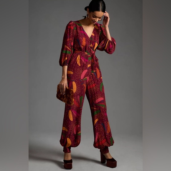 Farm Rio Wrap Jumpsuit - Picture 1 of 14